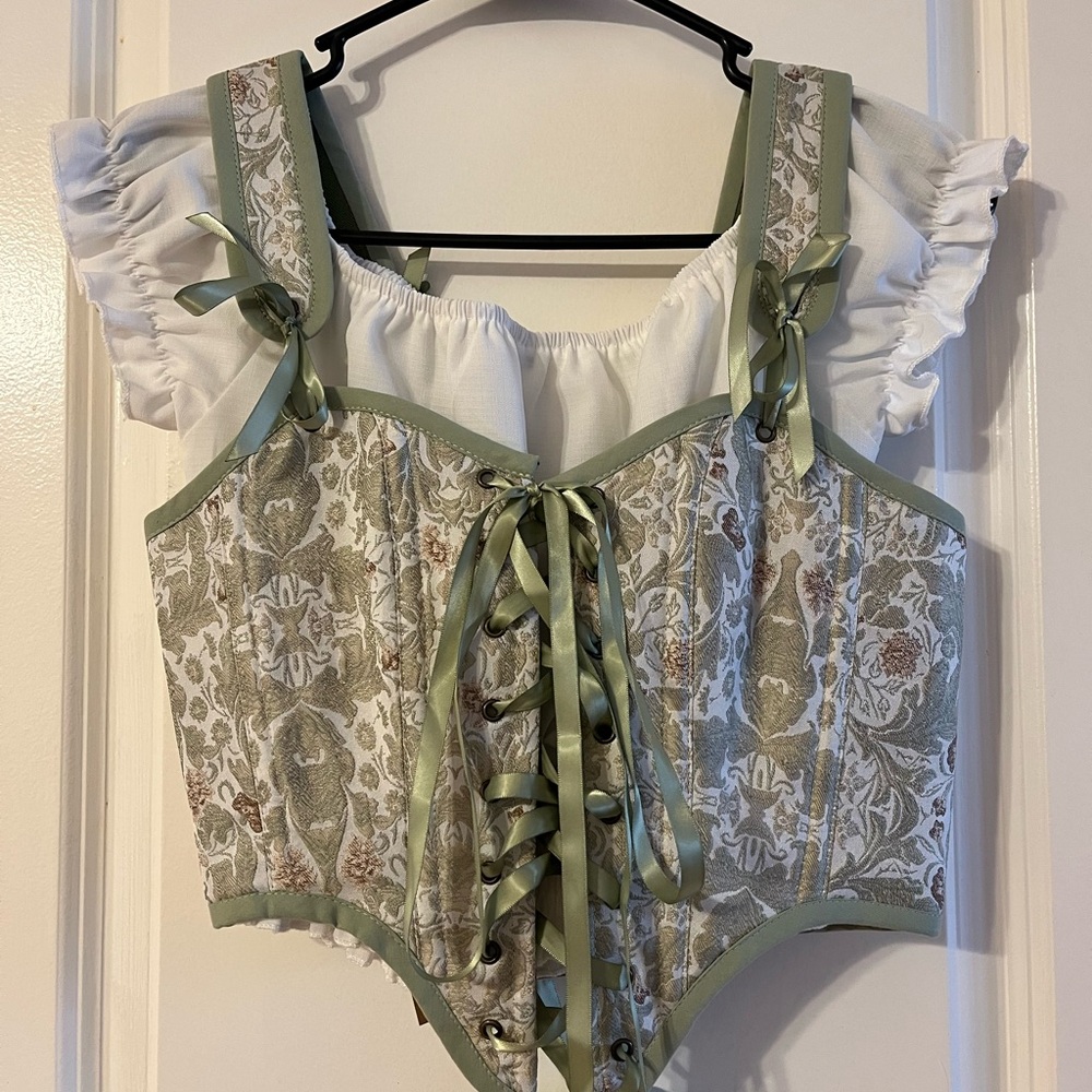 French Meadows Jacquard Corset Top - Picture 4 of 8